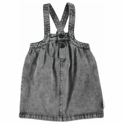 Best Piupiuchick Robe en Jean Délavée | Noir