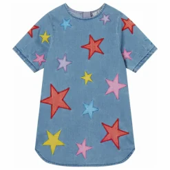 Enfant Stella McCartney Kids Robes, Combinaisons*Robe en Jean Etoiles |