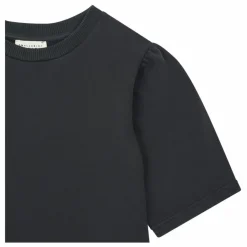 Hot SMALLABLE BASICS Robe Fille Manches Amples Molleton Bio | Noir