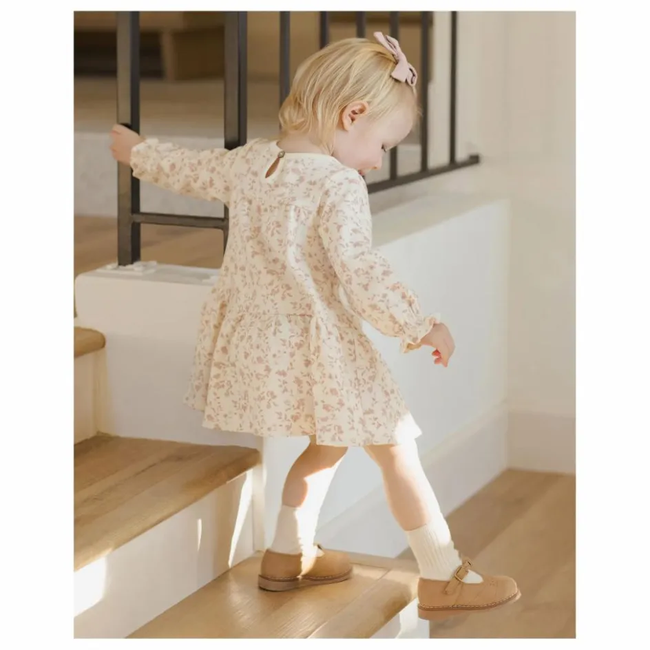 Quincy Mae Robe Fleurie Coton Bio ||Enfant Robes, Combinaisons|Robes