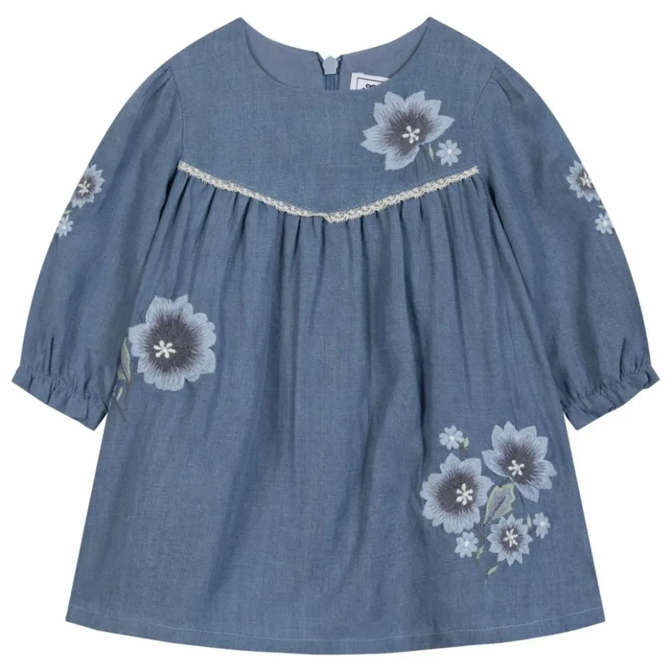 Enfant Tartine et Chocolat Robes, Combinaisons|Robes*Robe Fleurie Denim |