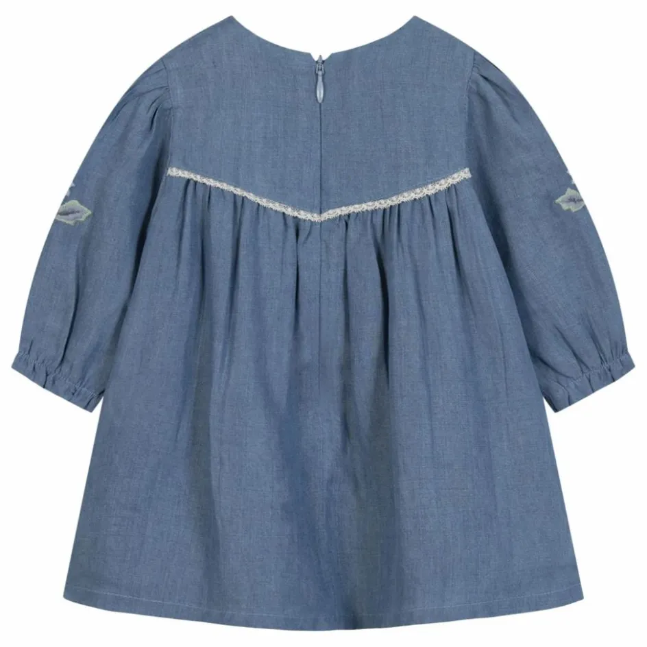 Enfant Tartine et Chocolat Robes, Combinaisons|Robes*Robe Fleurie Denim |