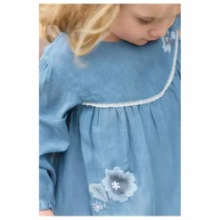 Enfant Tartine et Chocolat Robes, Combinaisons|Robes*Robe Fleurie Denim |