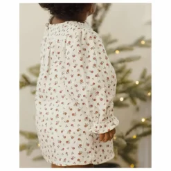 Enfant Quincy Mae Robes, Combinaisons|Robes*Robe Fleurie Gaze Coton Bio |