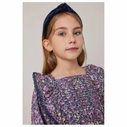 Outlet Tocoto Vintage Robe Fleurs | Bleu marine
