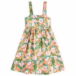 Enfant Bobo Choses Robes, Combinaisons*Robe Fleurs Coton Bio |