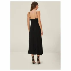 Discount Farm Rio Robe Flowered | Noir