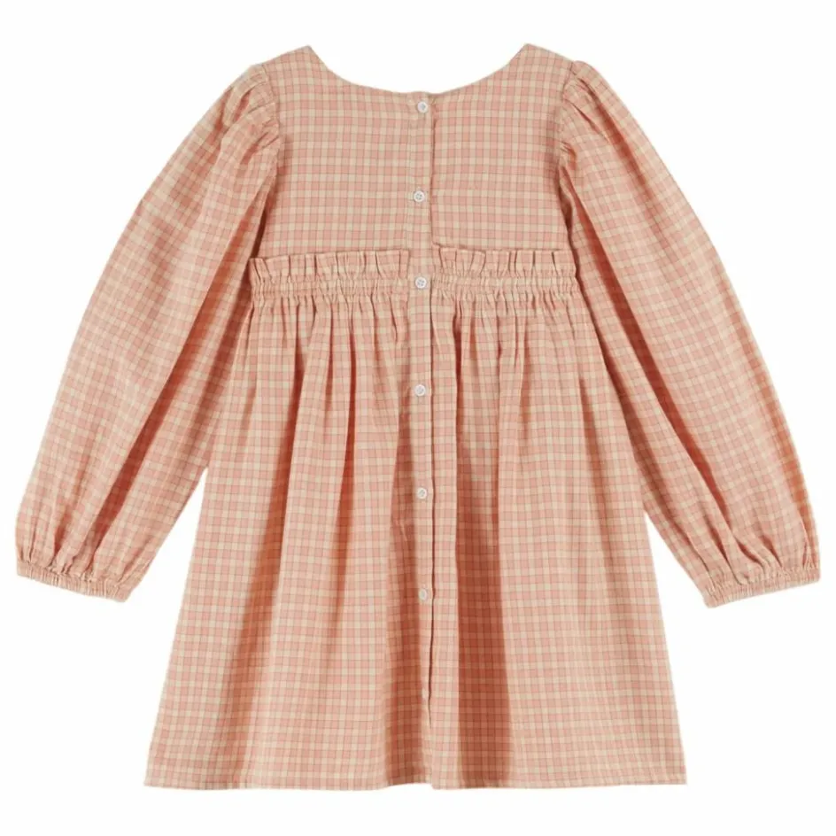 New Emile et Ida Robe Froncée Ecolière | Rose
