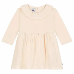 Enfant Petit Bateau Robes, Combinaisons|Robes*Robe Gaze de Coton et Molleton |