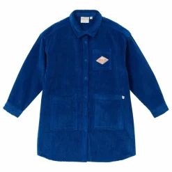 Clearance Arsène et Les Pipelettes Robe Genevieve Coton Bio | Bleu électrique