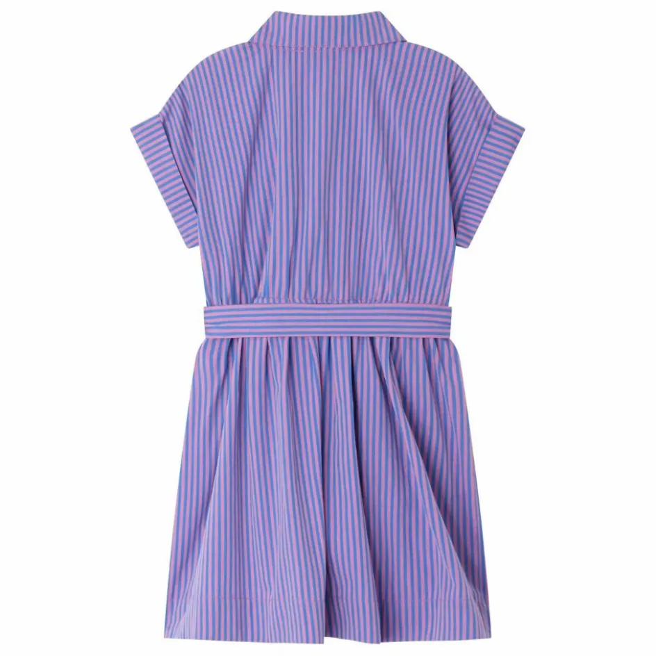 Enfant Bonpoint Robes, Combinaisons|Robes, Combinaisons*Robe Gisèle Rayée Coton Bio |