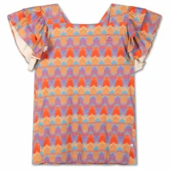 Clearance Repose AMS Robe Graphique Coton Bio | Mauve