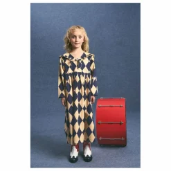 Maison Mangostan Robe Harlequin Coton Bio ||Enfant Robes, Combinaisons