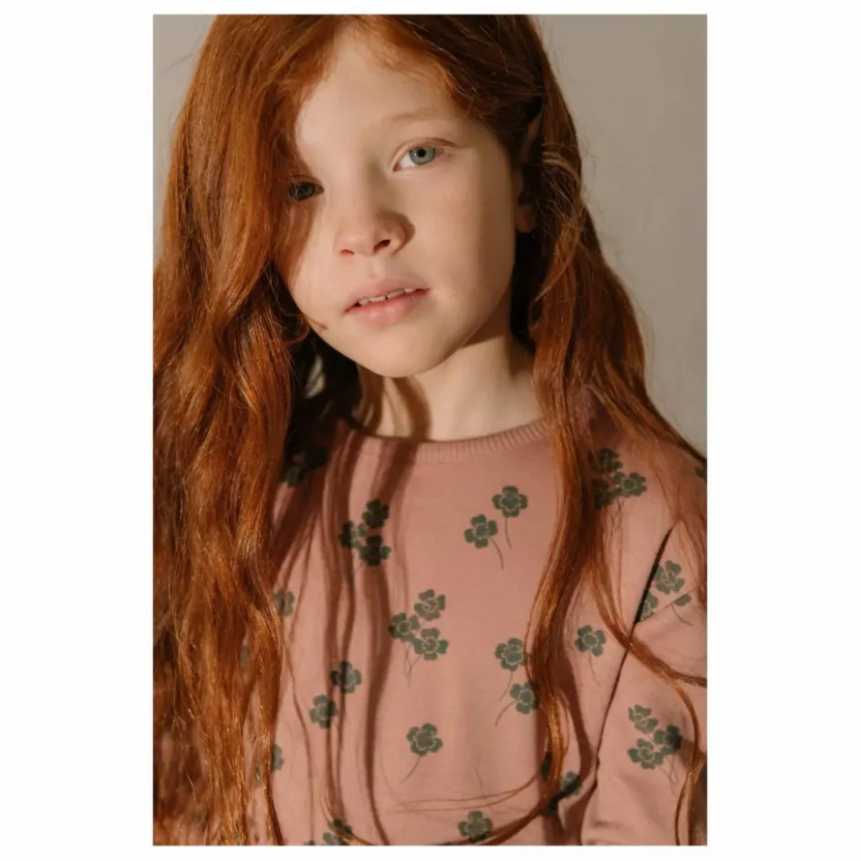 Hot Studio Bohème Robe Hoy Trèfles Coton Bio | Rose