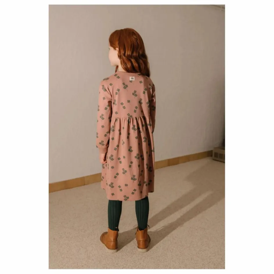 Hot Studio Bohème Robe Hoy Trèfles Coton Bio | Rose