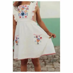 Louise Misha Robe Huguette Gaze de Coton Bio ||Enfant Robes, Combinaisons|Robes