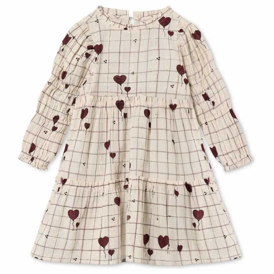 New Fliink Robe Ilove Carreaux | Ecru