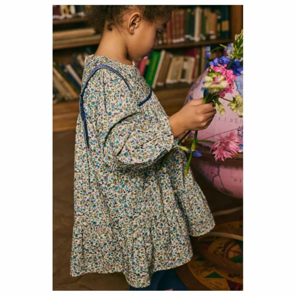 Online Robe Isatys Fleurie Velours Côtelé Fin | Enfant Robes, Combinaisons