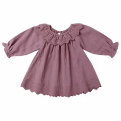 Enfant Quincy Mae Robes, Combinaisons|Robes*Robe Isla Gaze de Coton Bio |