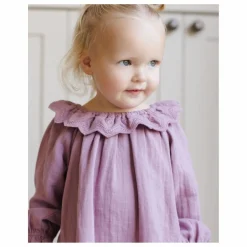 Enfant Quincy Mae Robes, Combinaisons|Robes*Robe Isla Gaze de Coton Bio |