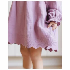 Enfant Quincy Mae Robes, Combinaisons|Robes*Robe Isla Gaze de Coton Bio |
