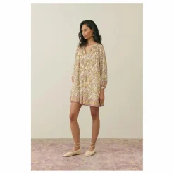 Online Louise Misha Robe Janice Mimosa Coton Bio - Collection Femme | Crème