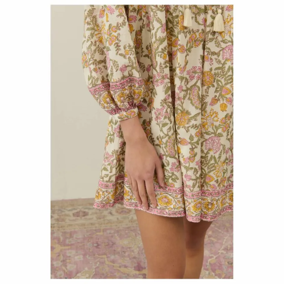 Online Louise Misha Robe Janice Mimosa Coton Bio - Collection Femme | Crème