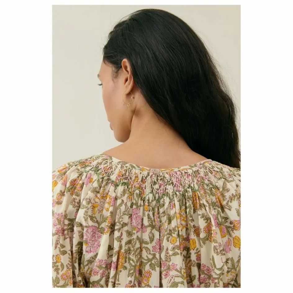 Online Louise Misha Robe Janice Mimosa Coton Bio - Collection Femme | Crème