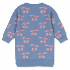Konges Sløjd Robe Lapis Cerises Maille Coton Bio ||Enfant Robes, Combinaisons|Robes