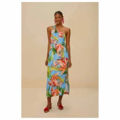 Farm Rio Robe Lily Bloom Lin ||Femme Robes, Combinaisons