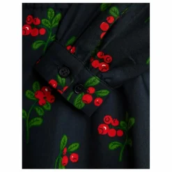 Enfant Mini Rodini Robes, Combinaisons*Robe Lingonberries Coton Bio |