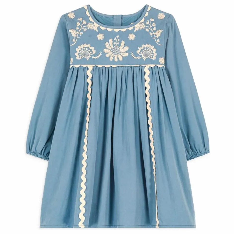 Louise Misha Robe Linoa Brodée ||Enfant Robes, Combinaisons