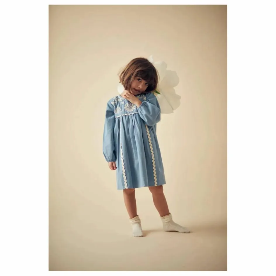 Louise Misha Robe Linoa Brodée ||Enfant Robes, Combinaisons
