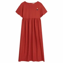 New Bobo Choses Robe Loose Coton et Lin - Collection Femme | Rouge