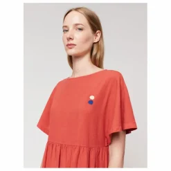 New Bobo Choses Robe Loose Coton et Lin - Collection Femme | Rouge