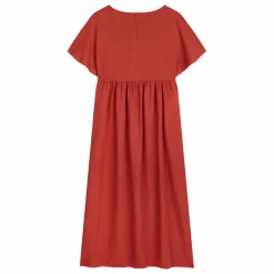 New Bobo Choses Robe Loose Coton et Lin - Collection Femme | Rouge