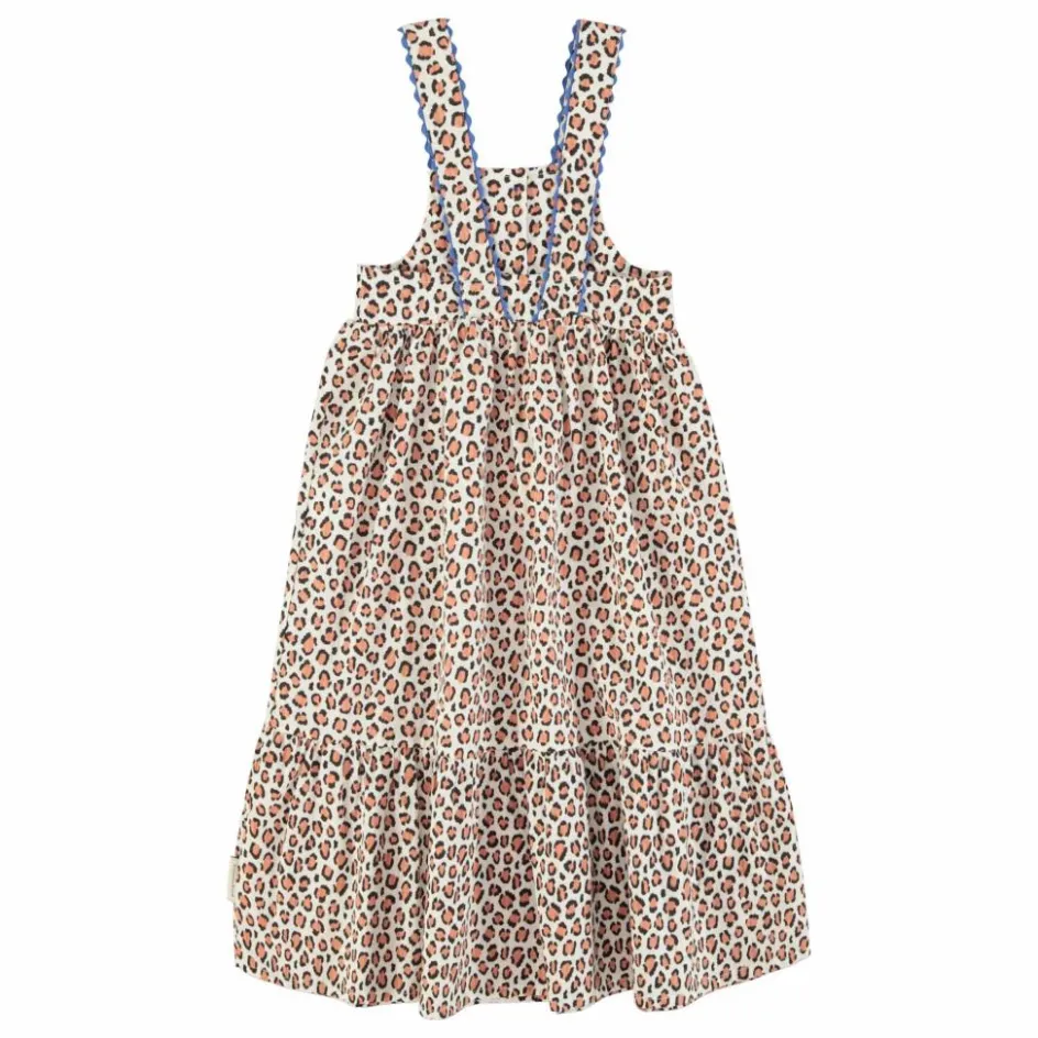 Piupiuchick Robe Léopard Coton Bio ||Enfant Robes, Combinaisons|Robes, Combinaisons