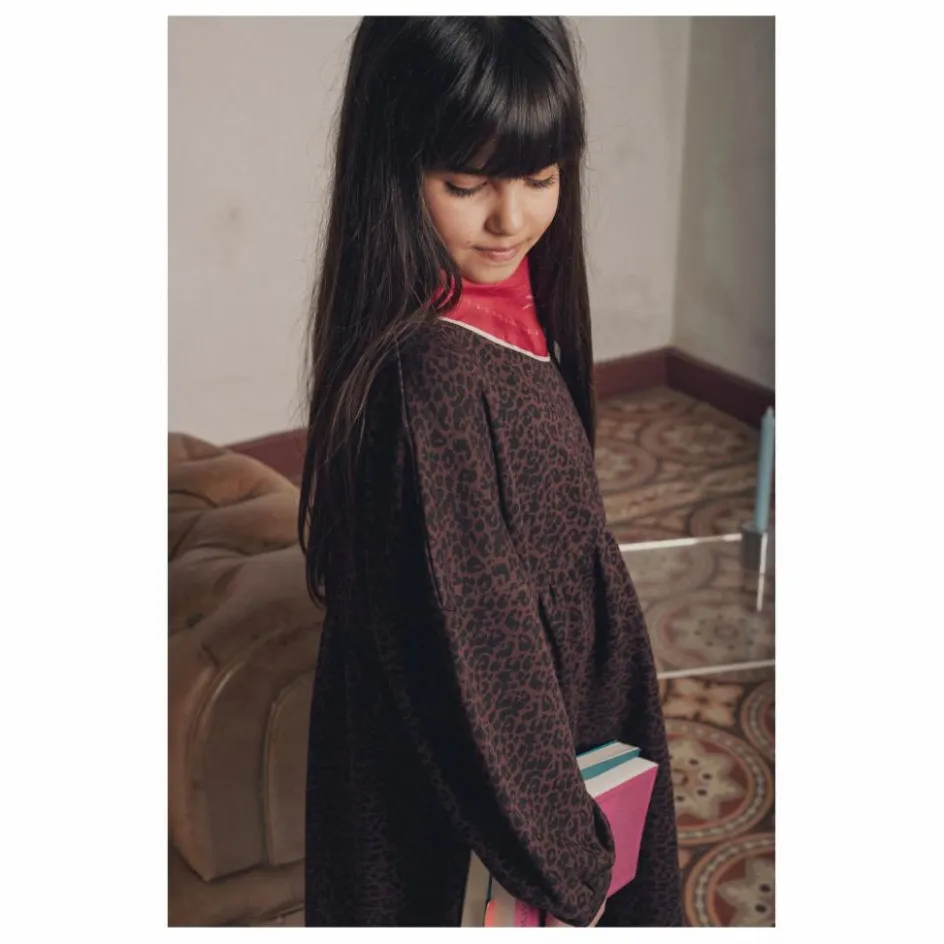 Discount Marlot Paris Robe Léopoldine Léopard | Marron