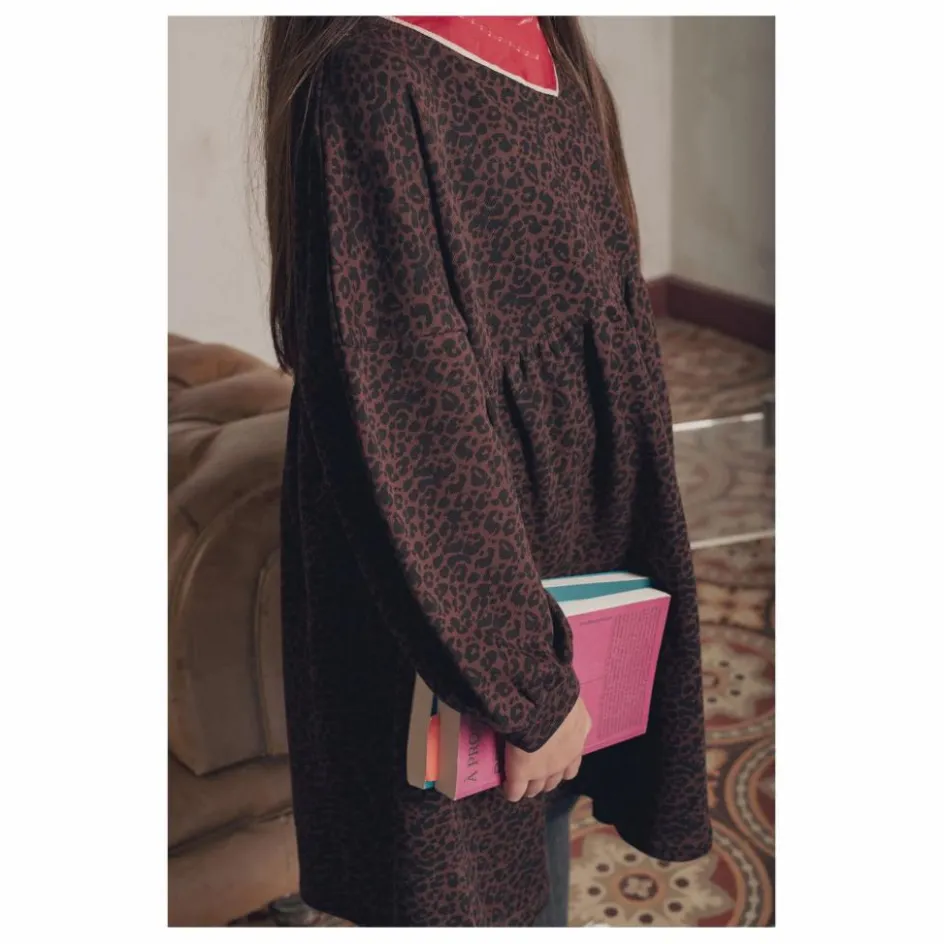Discount Marlot Paris Robe Léopoldine Léopard | Marron