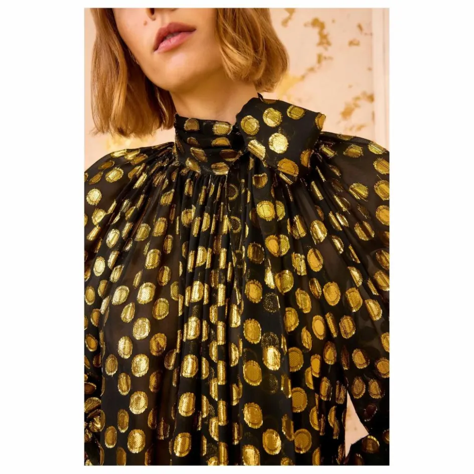 Ulla Johnson Robe Loretta Métallisée Soie ||Femme Robes, Combinaisons