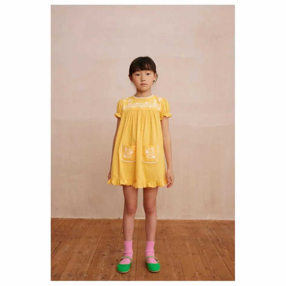 New Hello Simone Robe Louisa | Abricot