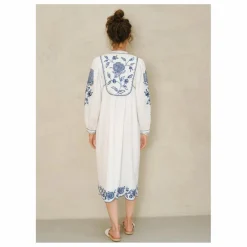 M.A.B.E. Robe Lucia Brodée ||Femme Robes, Combinaisons