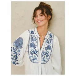 M.A.B.E. Robe Lucia Brodée ||Femme Robes, Combinaisons