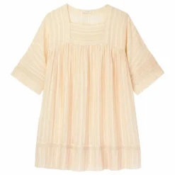 Clearance Faune Robe Lurex Senna | Rose pêche