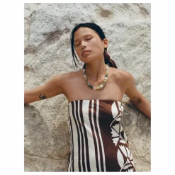 Soleil Soleil Robe Maeve Clove Coconut Lin ||Femme Robes, Combinaisons