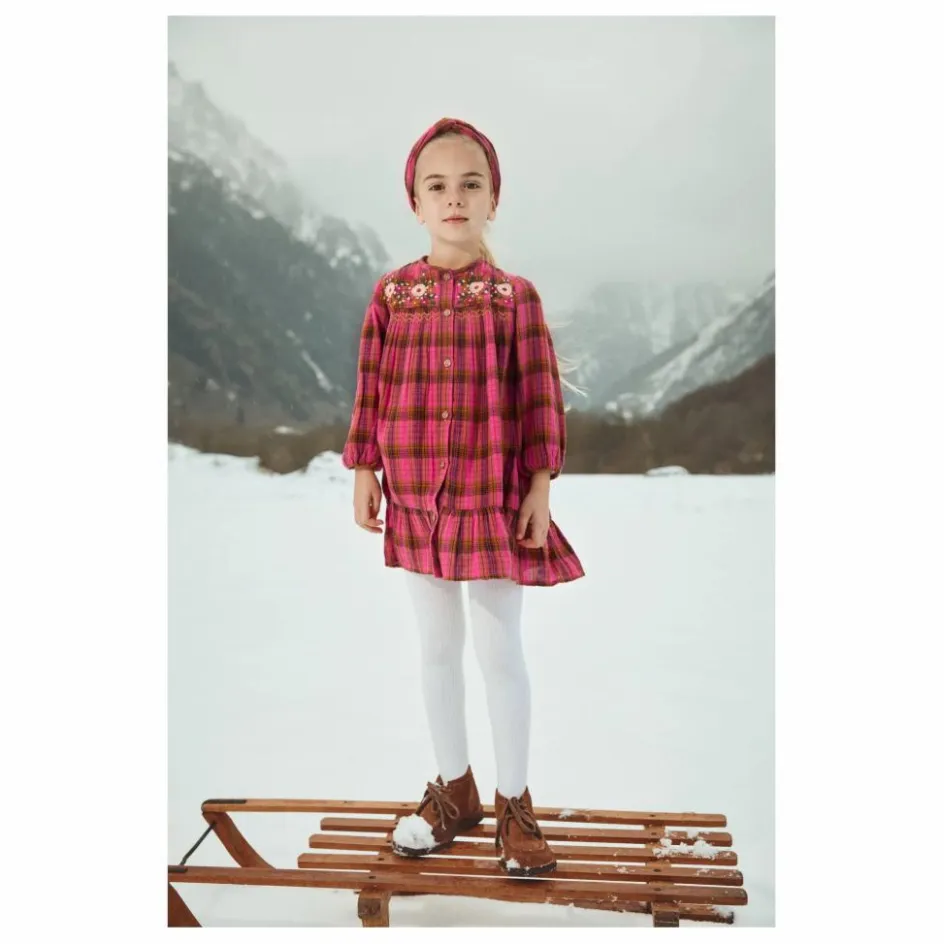 Online Louise Misha Robe Massilia Coton Bio | Rose fuschia