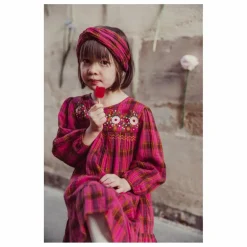Online Louise Misha Robe Massilia Coton Bio | Rose fuschia