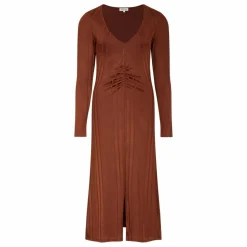 Online Robe Midi froncée en Rib | Femme Robes, Combinaisons
