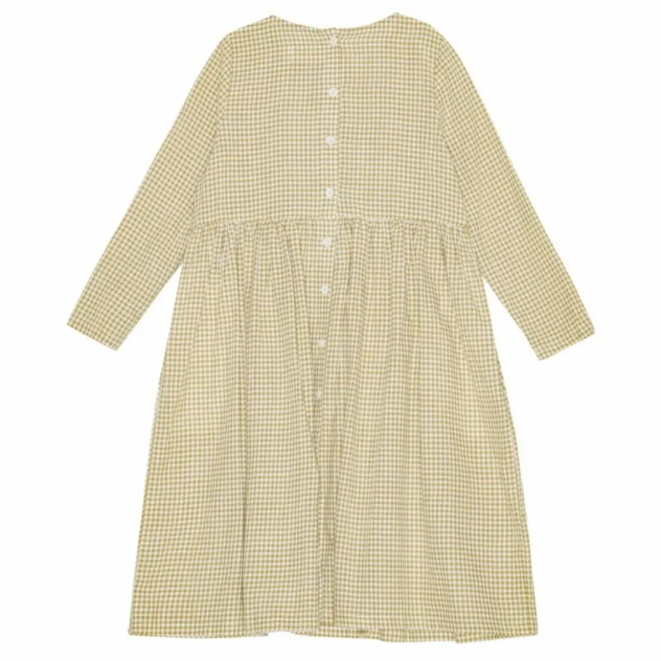 brunobruno nation Robe Midi Vita Carreaux Coton Bio ||Enfant Robes, Combinaisons