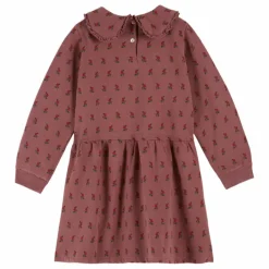 Enfant Emile et Ida Robes, Combinaisons*Robe Molleton Fleurie Coton Bio |
